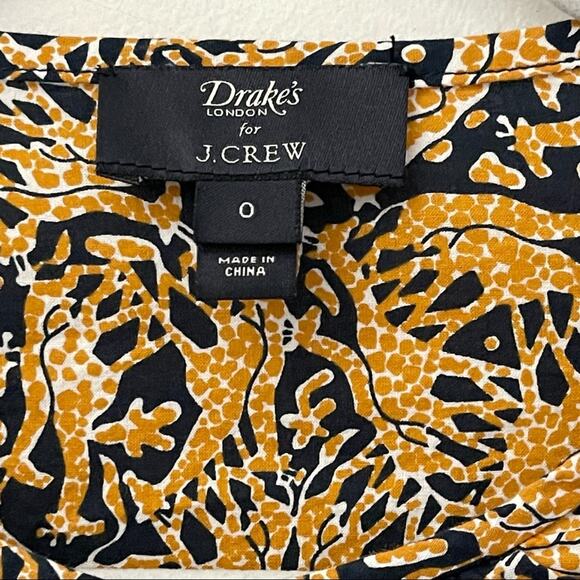 Drake’s London for J Crew Giraffe Print Top - Picture 6 of 12